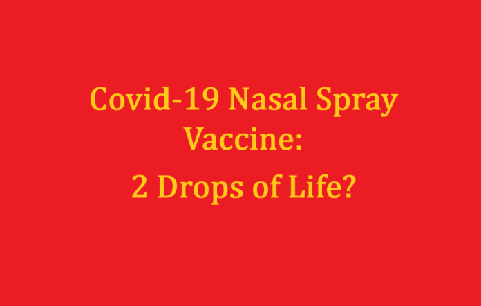 Nasal spray vaccicine