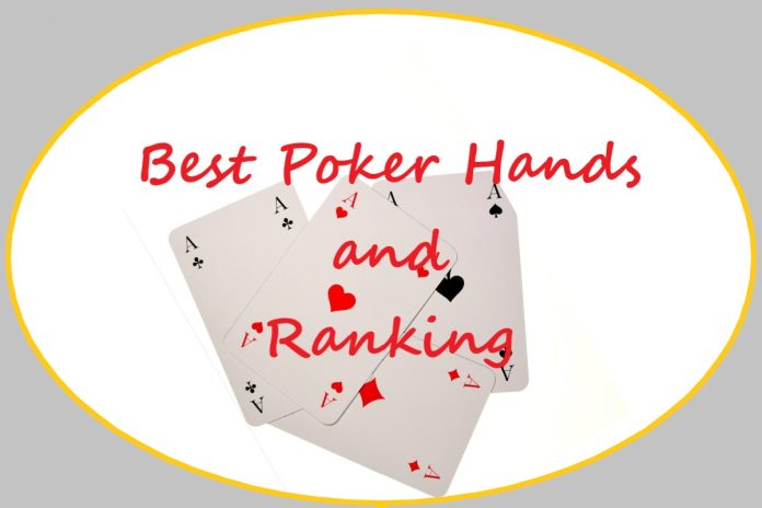 Best Poker Hands and Ranking