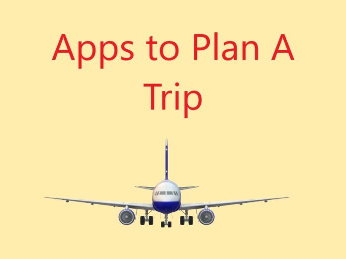apps to help you plan a trip