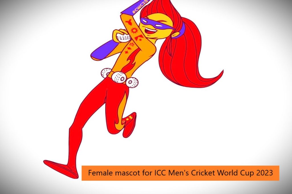 Female mascot ICC Men's Cricket World Cup