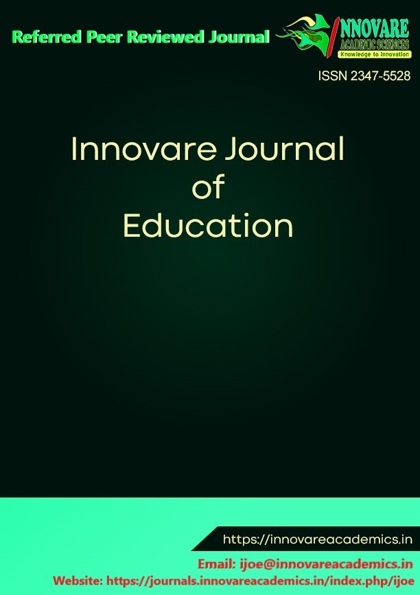 Scholarly Journal: Innovare Journal of Education