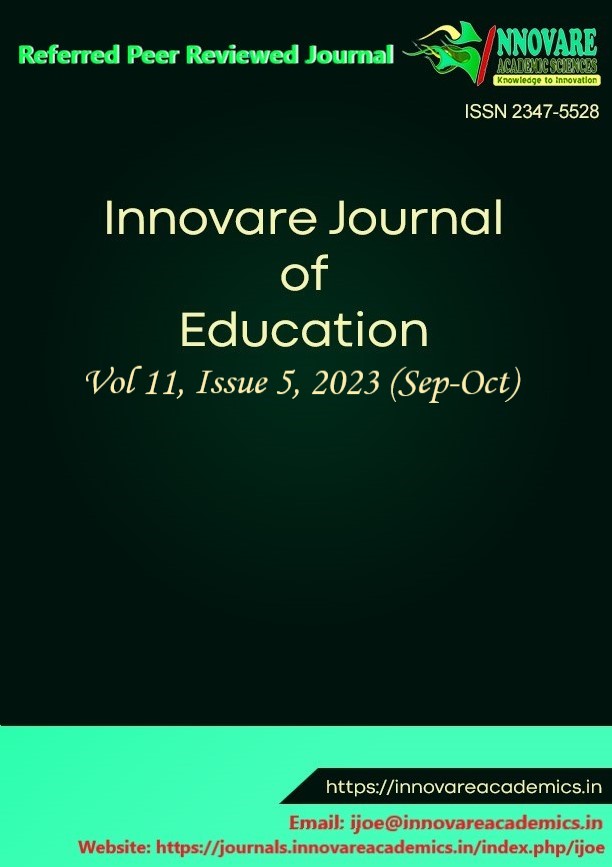 Innovare Journal of Education:  A Scientific Journal in Education, Pedagogy