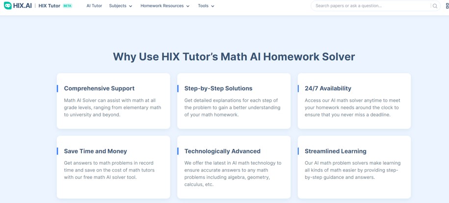 HIX Tutors Math AI Solver