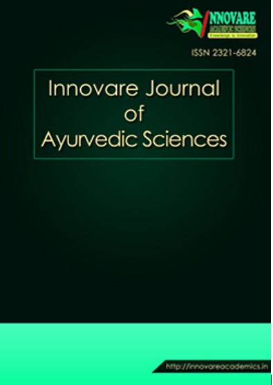Innovare Journal of Ayurvedic Sciences