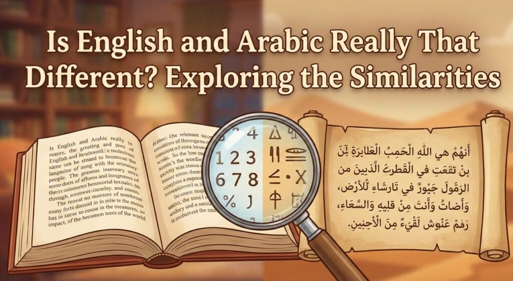 English and Arabic difference